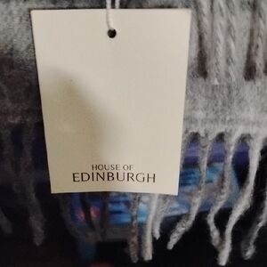 House of Edinburgh Gray Fringe Scarf
